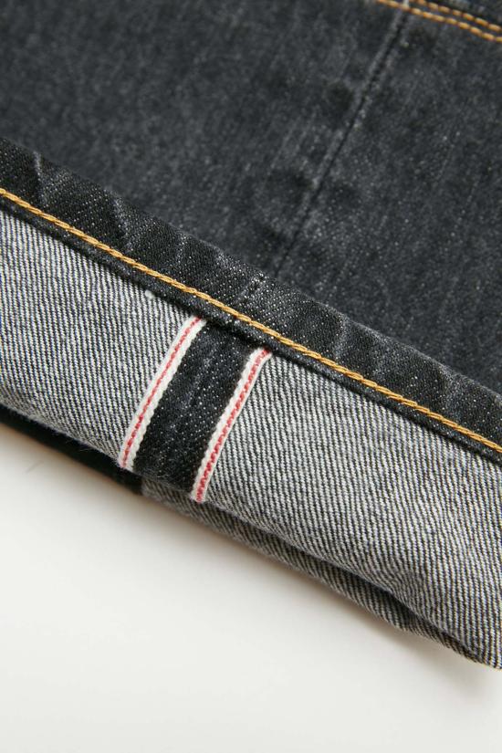  와타나베 준야 데님 팬츠 준야 와타나베 맨 코튼 셀비지 데님 가먼트 트리트먼트 X 멀티 패브릭 믹스 팬츠 블랙 X 믹스 - JUNYA WATANABE