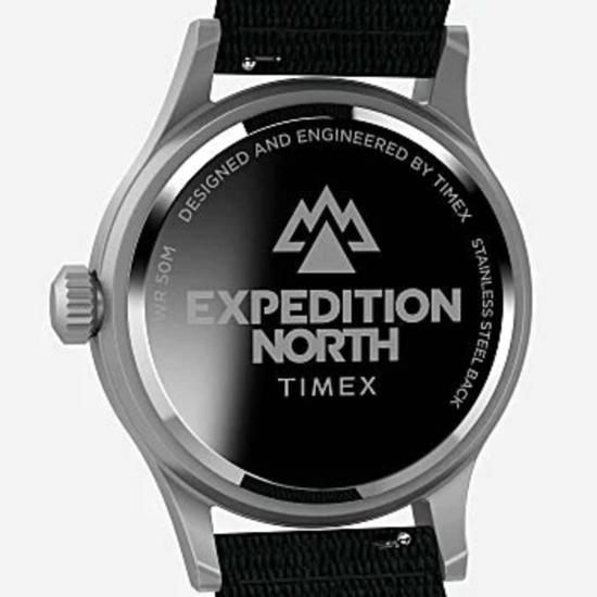  타이맥스 손목시계 Timex Expedition North Sierra 40mm 재활용 소재 패브릭 스트랩 시계 - TIMEX