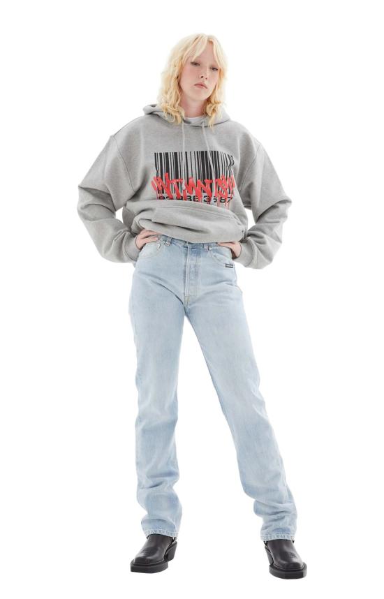  베트멍 데님 팬츠 Vtmnts 청바지 라이트 블루