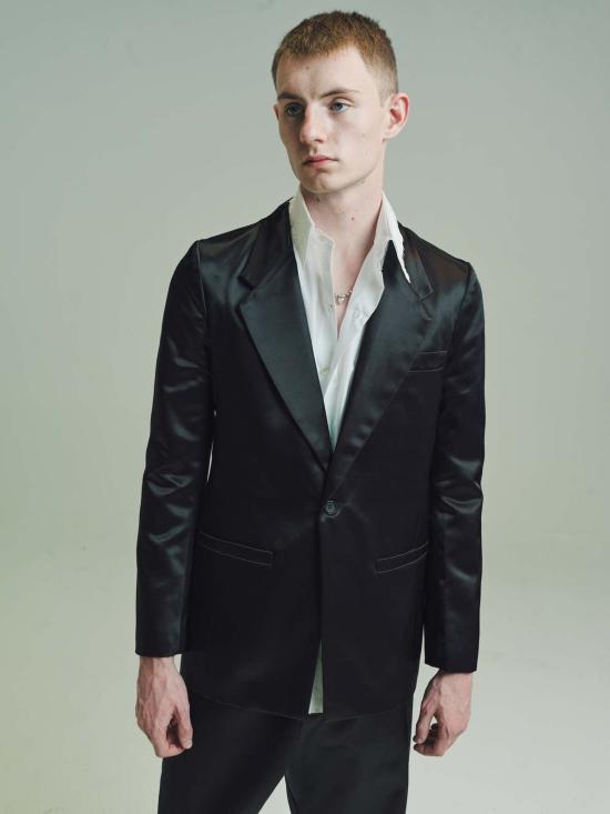  가브리엘라 콜 가먼츠 수트 자켓 Gabriela Coll Garments No.242 봄버 트윌 재킷 블랙