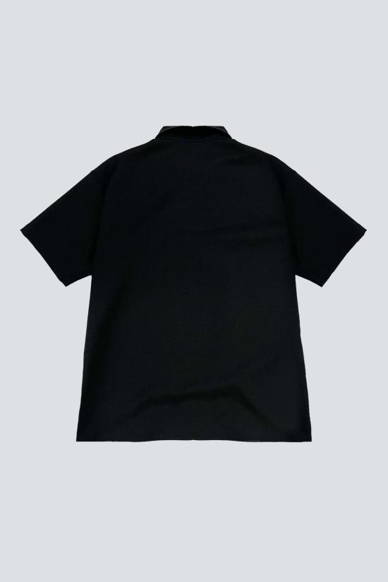  어셈블리 뉴욕 셔츠 어셈블리 수팅 지퍼 캠프 셔츠 블랙 - ASSEMBLY NEW YORK