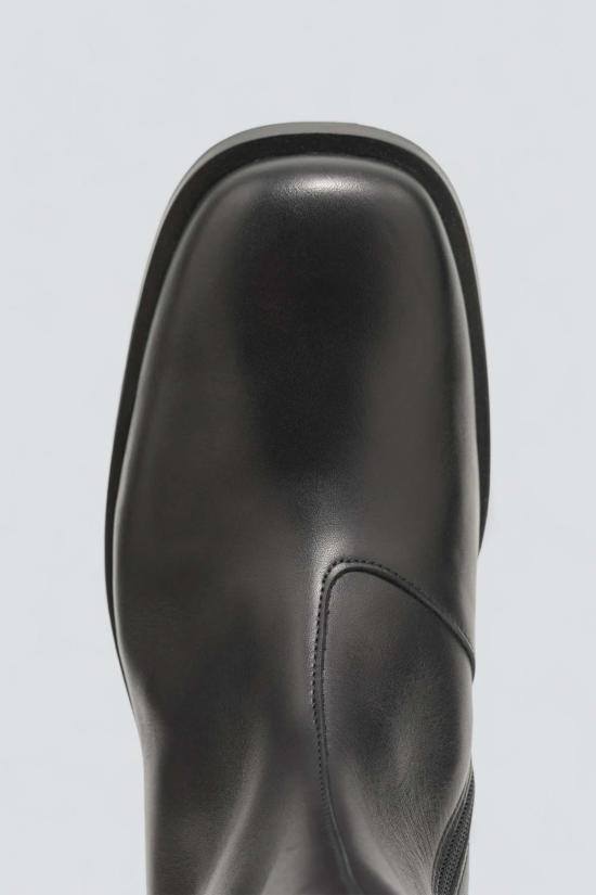  아워레가시 부츠 Our Legacy 블랙 레더 카미온 - OUR LEGACY