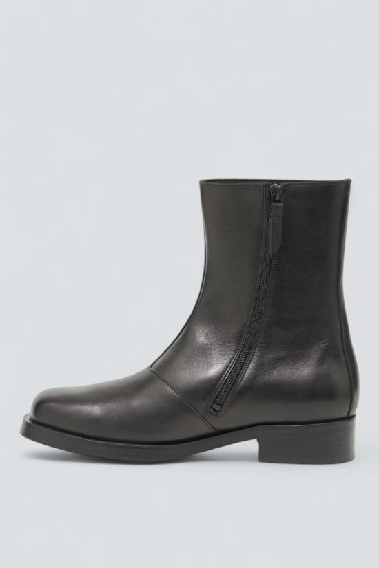  아워레가시 부츠 Our Legacy 블랙 레더 카미온 - OUR LEGACY