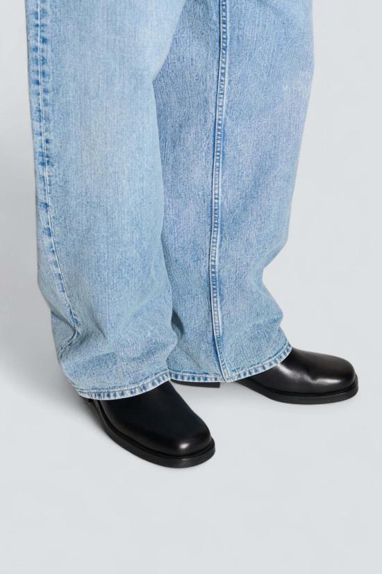  아워레가시 부츠 Our Legacy 블랙 레더 카미온 - OUR LEGACY