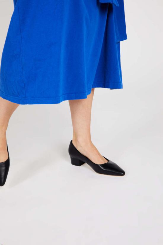  인텐셔널리 블랭크 뮬/슬리퍼 의도적으로 전통 힐 탄/블랙