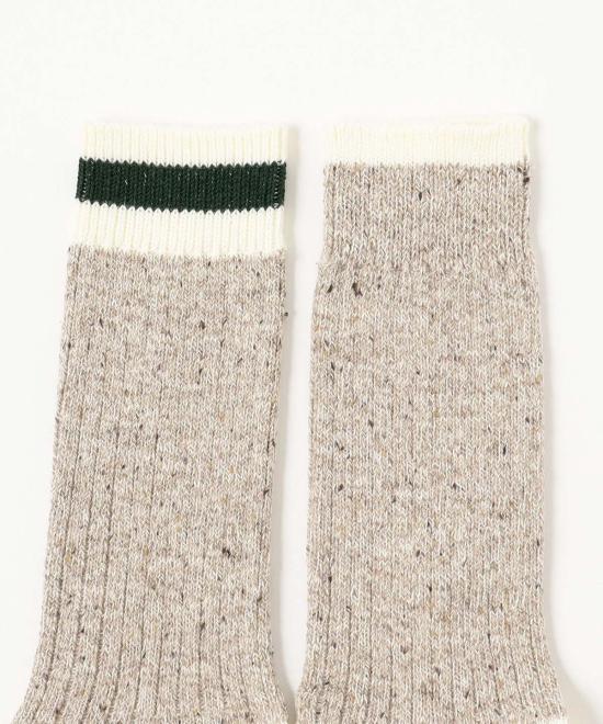  빔스 양말 플러스 2팩 래그 삭스 오트밀 - BEAMS