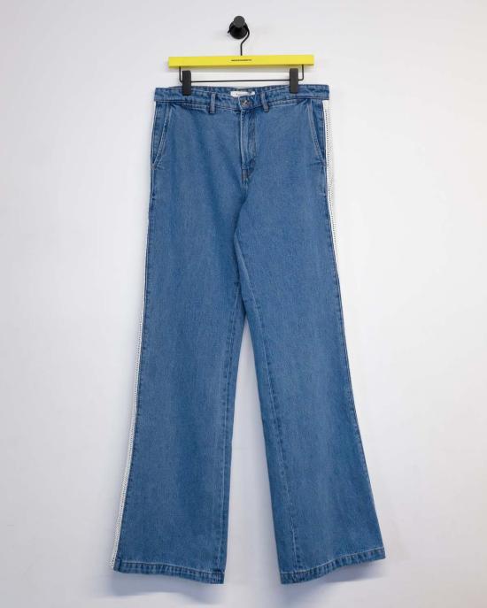  웨일즈보너 데님 팬츠 웨일즈 보너 엔자임 워시 데님 에터니티 팬츠 라이트 블루 - WALES BONNER