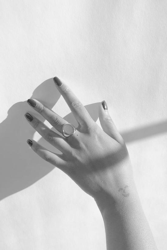  레기어 반지 레지어 카넬리안 시그넷 오벌 링