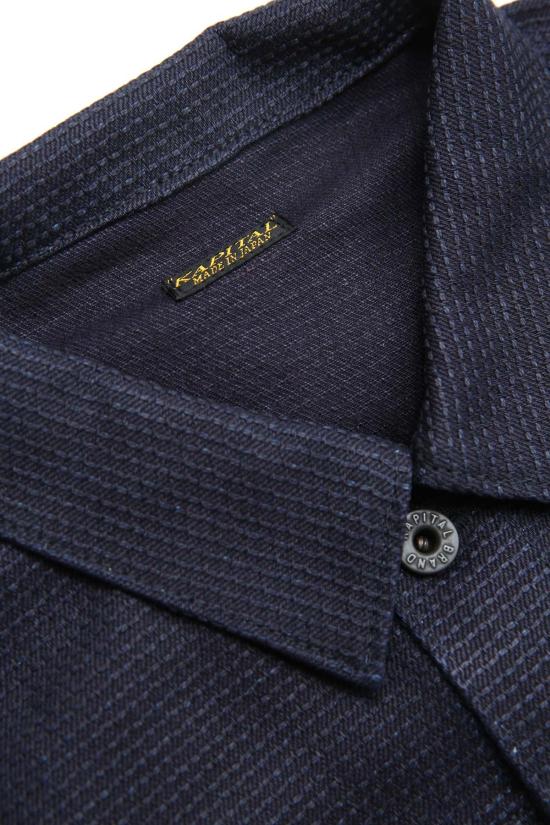  캐피탈 데님 자켓 카피탈 센추리 데님 No.1.2.3.1 세인트 재킷 다크 인디고 - KAPITAL