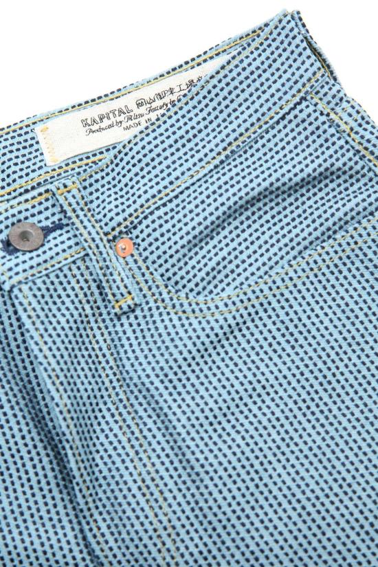  캐피탈 데님 팬츠 Kapital Century Denim S A Monkey Cisco Jeans 블루 - KAPITAL