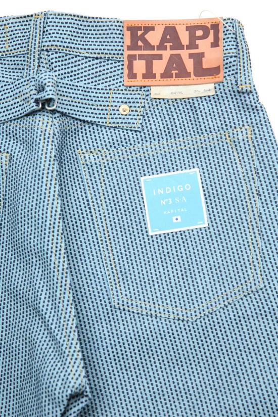  캐피탈 데님 팬츠 Kapital Century Denim S A Monkey Cisco Jeans 블루 - KAPITAL
