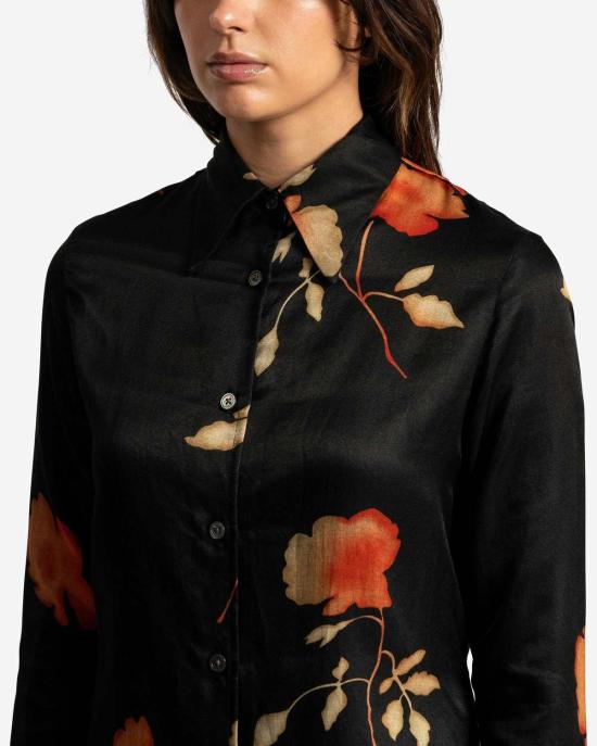  아워레가시 블라우스 Our Legacy 70s Line 셔츠 야행성 꽃무늬 프린트 - OUR LEGACY