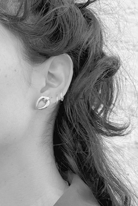  Spylxn 이어링 Silver Dynastinae 귀걸이 Silver