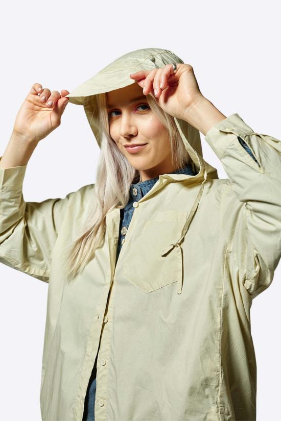  인텐셔널리 블랭크 자켓 "의도적으로." 블룸필드 후드 탑 파인애플/조개 - INTENTIONALLY BLANK