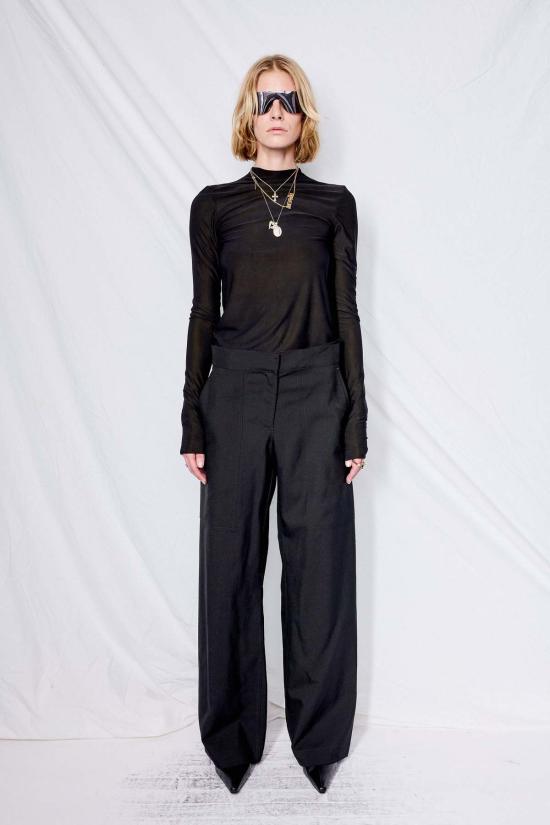  어셈블리 뉴욕 스트레이트 팬츠 조립 정장 심플 팬츠 블랙 - ASSEMBLY NEW YORK