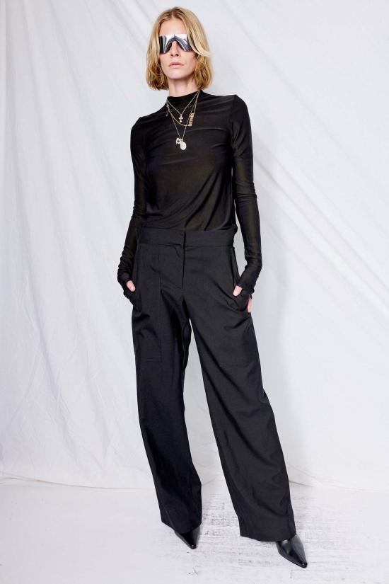  어셈블리 뉴욕 스트레이트 팬츠 어셈블리 수팅 심플 팬츠 블랙 - ASSEMBLY NEW YORK