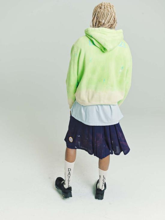  로스트 데이즈 후드 티셔츠 포털 후드티 그린 - LOST DAZE