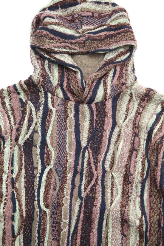  캐피탈 후드 티셔츠 Kapital 7 G 니트 화려한 후드  Gkh - KAPITAL