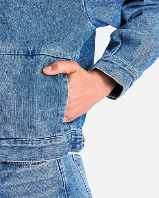  피어오브갓 데님 자켓 Fear Of God 8th 컬렉션 데님 재킷 미디엄 인디고 - FEAR OF GOD