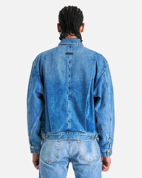  피어오브갓 데님 자켓 Fear Of God 8th 컬렉션 데님 재킷 미디엄 인디고 - FEAR OF GOD