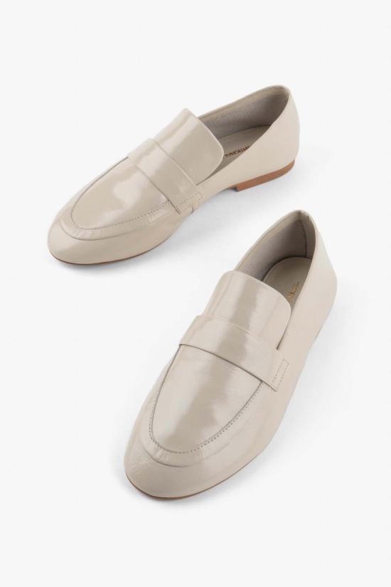  인텐셔널리 블랭크 뮬/슬리퍼 "의도적으로." 펌  블랙/크림 - INTENTIONALLY BLANK