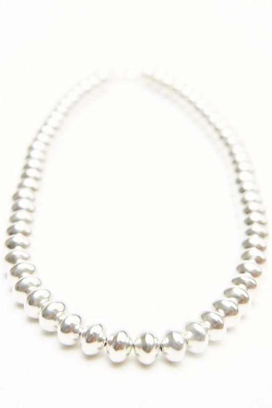  라일 세카테로 목걸이/팬던트 Lyle Secatero 스털링 실버 나바호 진주 목걸이 - LYLE SECATERO