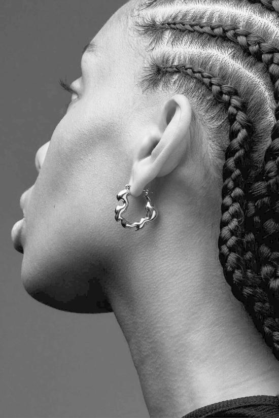  한나 주웻 이어링 Hannah Jewett 18k Mutant Cloud  황동