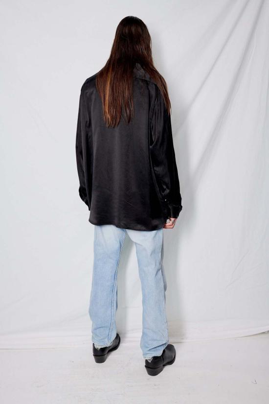  어셈블리 뉴욕 긴팔 셔츠 어셈블리 쿠프로 클래식  블랙 - ASSEMBLY NEW YORK