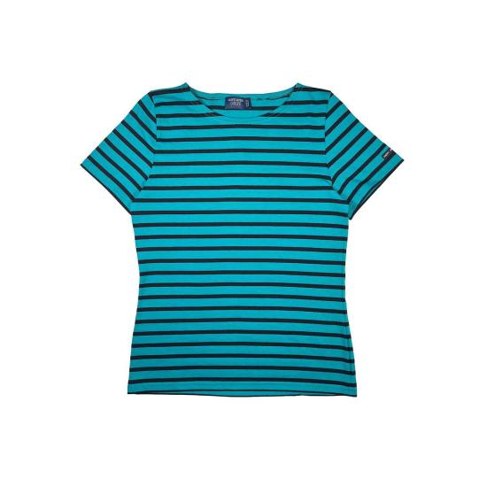  세인트제임스 반팔 티셔츠 세인트 제임스 에트릴 티셔츠 압생트 그린/블랙