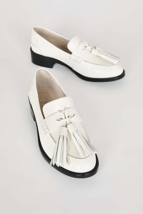  인텐셔널리 블랭크 로퍼 "의도적으로." Neighbor Loafer Black/Cream - INTENTIONALLY BLANK