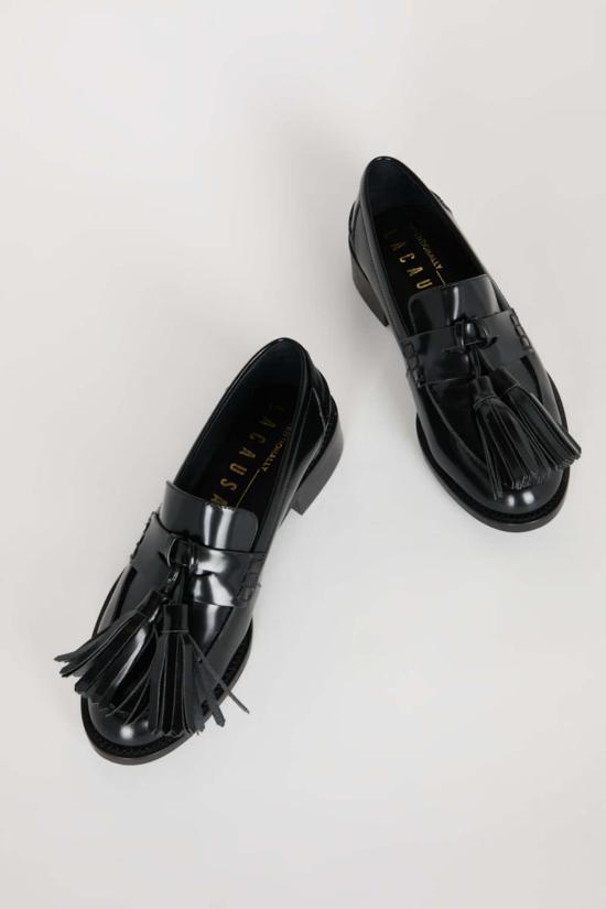  인텐셔널리 블랭크 로퍼 "의도적으로." Neighbor Loafer Black/Cream - INTENTIONALLY BLANK