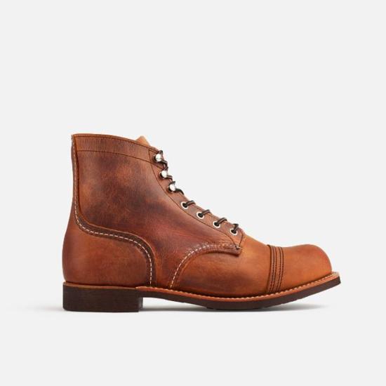 레드윙 부츠 Red Wing Shoes Heritage 남성용 #8085 Iron Ranger 러프 앤 터프  구리 - RED WING