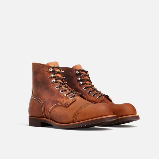  레드윙 부츠 Red Wing Shoes Heritage 남성용 #8085 Iron Ranger 러프 앤 터프  구리 - RED WING
