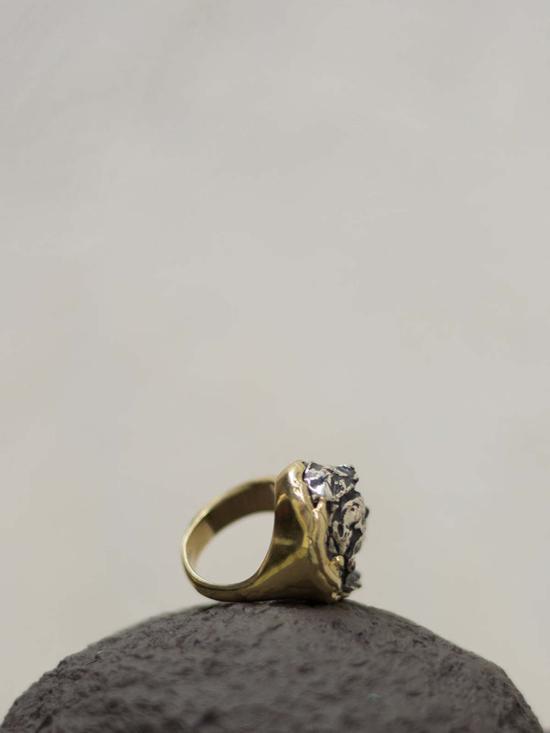  Beatriz Palacios 반지 Sister Ring 골드/소프트 그레이 - OTHER BRANDS