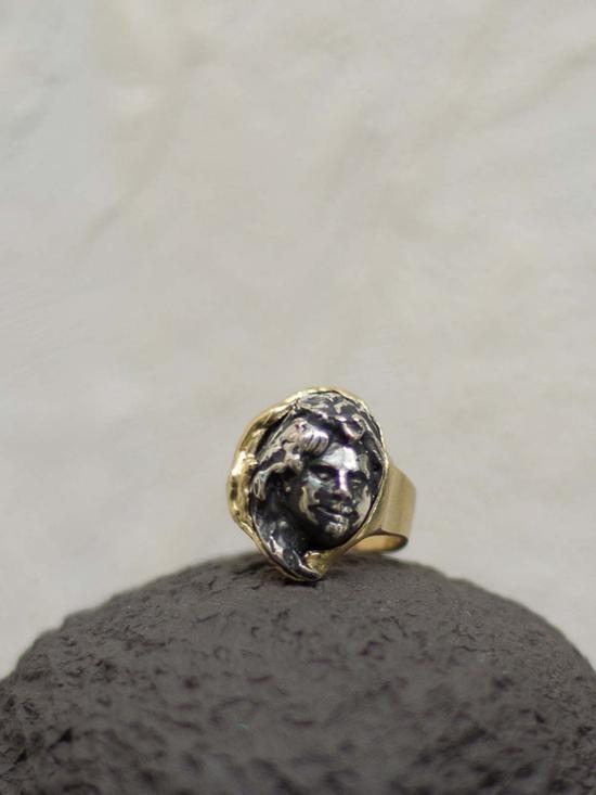  Beatriz Palacios 반지 Sister Ring 골드/소프트 그레이