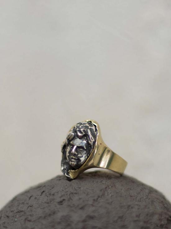  Beatriz Palacios 반지 Sister Ring 골드/소프트 그레이 - OTHER BRANDS