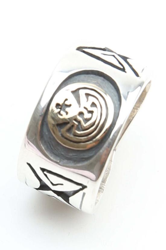  Jason Takala 반지 제이슨 타칼라 14K 골드 & 스털링 실버 맨 인 더 메이즈 링 골드/실버 - OTHER BRANDS