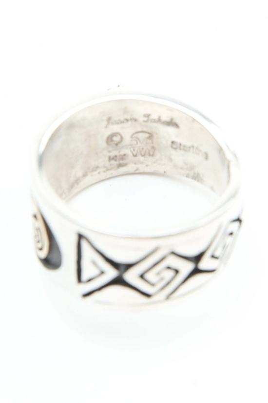  Jason Takala 반지 제이슨 타칼라 14K 골드 & 스털링 실버 맨 인 더 메이즈 링 골드/실버 - OTHER BRANDS