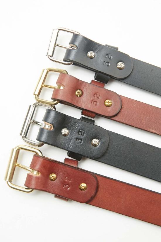  토템 브랜드 컴퍼니 레귤러 벨트 아미쉬 메이드 가죽  1.25 블랙 - TOTEM BRAND CO.