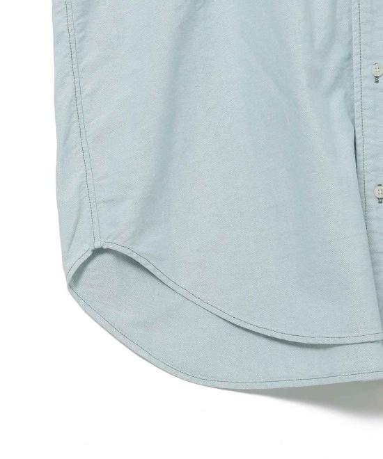  빔스 셔츠 보이 세일러 긴팔 셔츠 네이비 - BEAMS