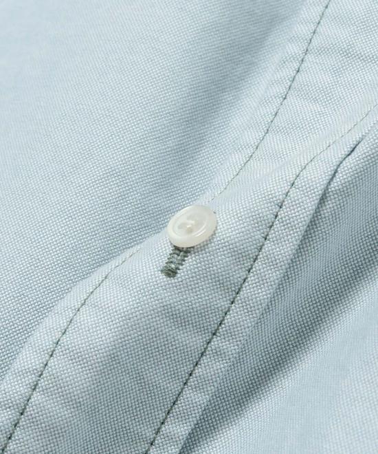  빔스 셔츠 보이 세일러 긴팔 셔츠 네이비 - BEAMS