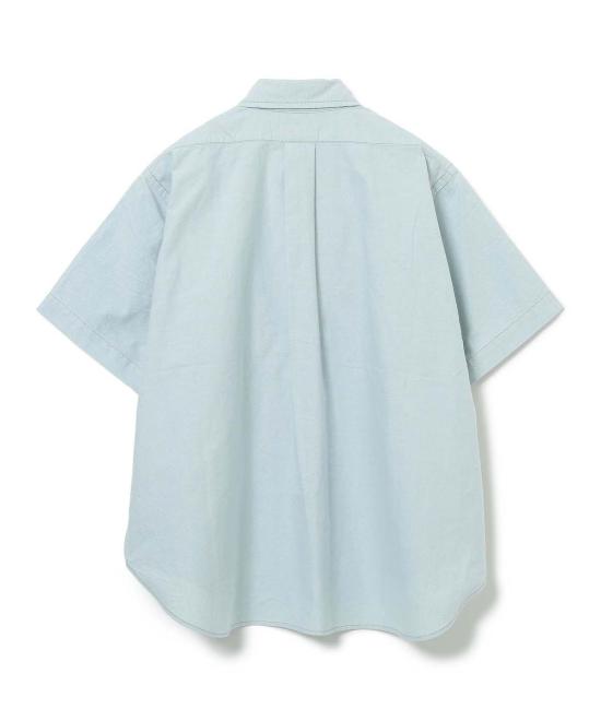  빔스 셔츠 보이 세일러 긴팔 셔츠 네이비 - BEAMS