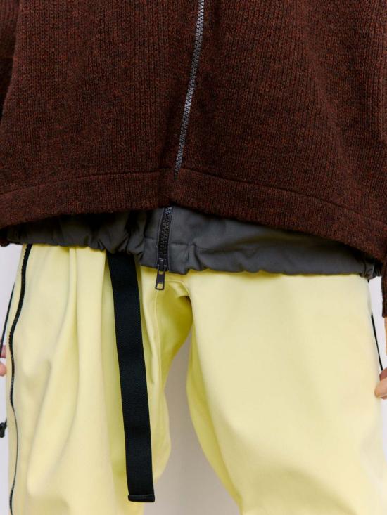  쥐알텐케이 봄버 자켓 Gr10 K 펠트 니트 재킷 러스티 브라운 - GR10K