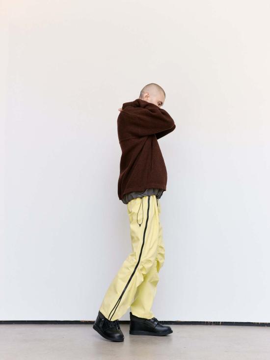  쥐알텐케이 봄버 자켓 Gr10 K 펠트 니트 재킷 러스티 브라운 - GR10K