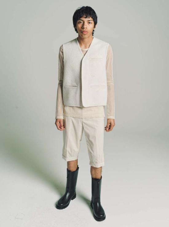  리에르 숏팬츠 Rier 코듀로이 니커보커 라떼 - RIER