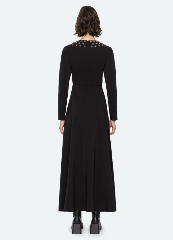  씨뉴욕 롱 원피스 Sea Ny Caryl L/S 드레스 - SEA NY