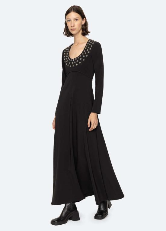  씨뉴욕 롱 원피스 Sea Ny Caryl L/S 드레스 - SEA NY