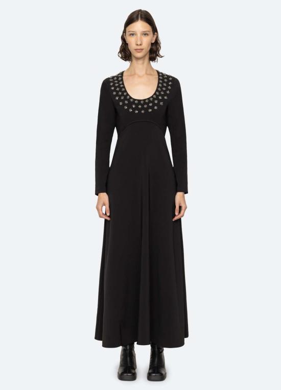  씨뉴욕 롱 원피스 Sea Ny Caryl L/S 드레스 - SEA NY