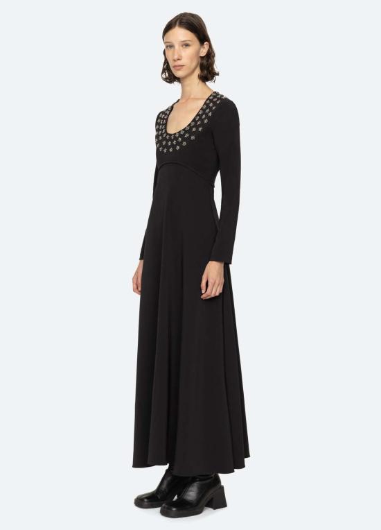  씨뉴욕 롱 원피스 Sea Ny Caryl L/S 드레스 - SEA NY