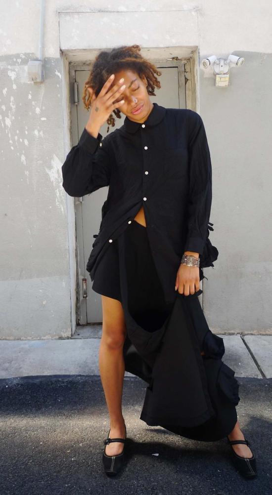  꼼데가르송 블라우스 Comme Des Garons  블랙 - COMME DES GARCONS